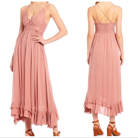Free People ADELLA MAXI SLIP DRESS - Picture 5 of 13